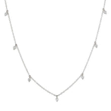 7 Diamond Charm Necklace.