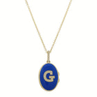 Letterman Locket Necklace.