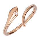 Open Spiral Snake Ring.
