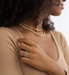 Gold Link Ring.