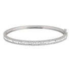 Framed Diamond Baguette Bangle.
