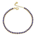 Color Gemstone Tennis Bracelet.