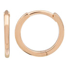 Smooth Gold Hoops 11mm - ECOMARK Diamonds