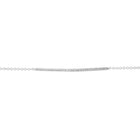Curved Bar Link Bracelet.