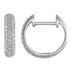 Rounded Hoop Earrings.