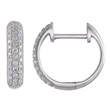 Rounded Hoop Earrings.
