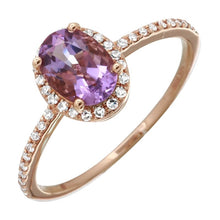 Oval Gemstone Halo Engagement Ring.