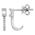Baguette Lobe Cuff Studs.