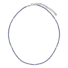 Lapis Gemstone Tennis Necklace.