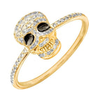 Black Diamond Skull Ring.
