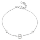 Initial Charm Link Bracelet.