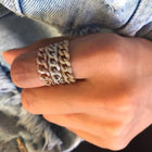 Gold Link Ring.