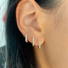 15mm Diamond Hoops.