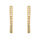 Diamond Pave Hoops.