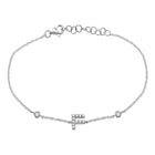 Initial Charm Link Bracelet.