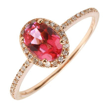 Oval Gemstone Halo Engagement Ring.