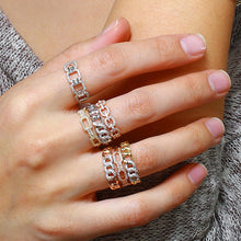 Rose Gold Pink Tourmaline Ring.