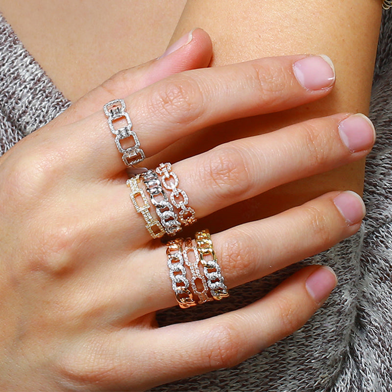 Rose Gold Pink Tourmaline Ring.