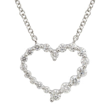 Diamond Open Heart Pendant.