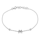 Initial Charm Link Bracelet.