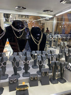 Crown Prong Diamond Tennis Y Necklace.