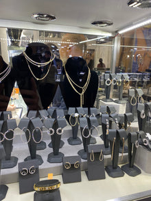 Crown Prong Diamond Tennis Y Necklace.