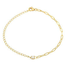 Multi Mixed Chain Link Bracelet.