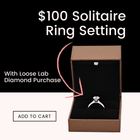 Round Solitaire Semi-Mount Ring.