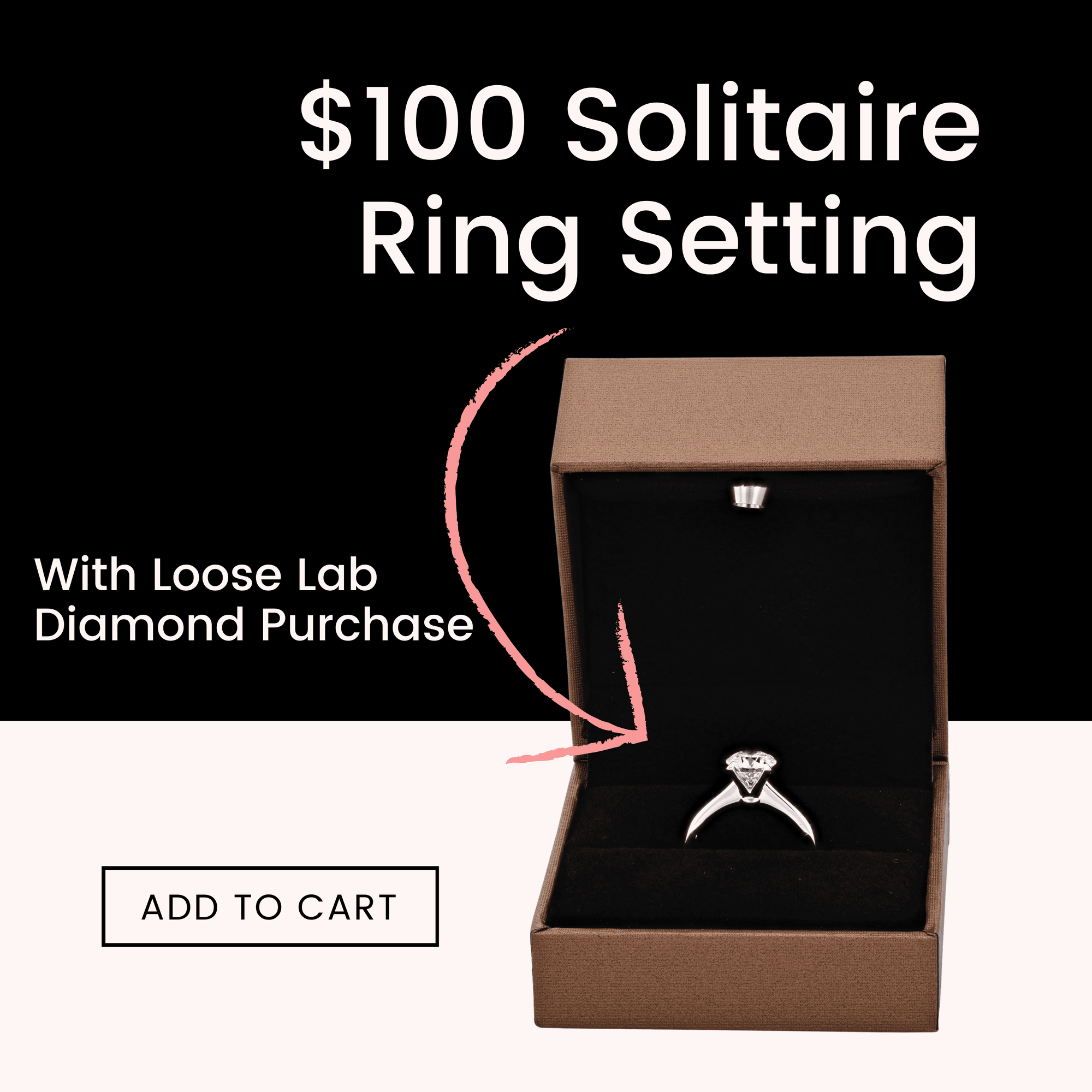 Round Solitaire Semi-Mount Ring.